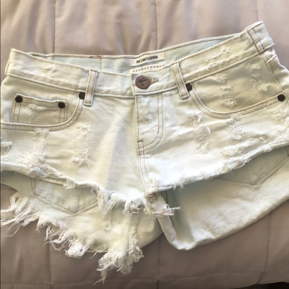 One Teaspoon Cut Off Jean Shorts